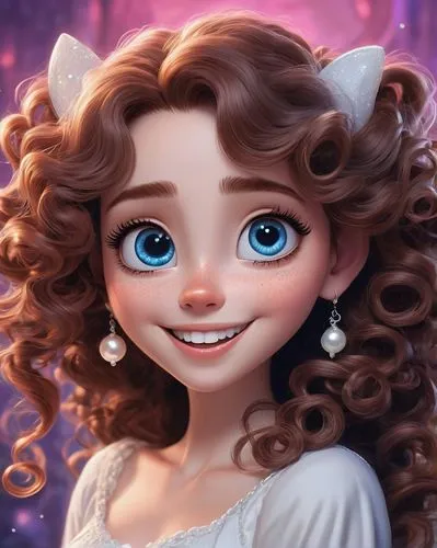 merida,princess anna,cute cartoon character,princess sofia,esmeralda,belle,megara,storybook character,fairy tale character,serafina,elsa,cosette,dorthy,disney character,cinderella,cendrillon,floricienta,agnes,pellegrina,gothel,Conceptual Art,Fantasy,Fantasy 34