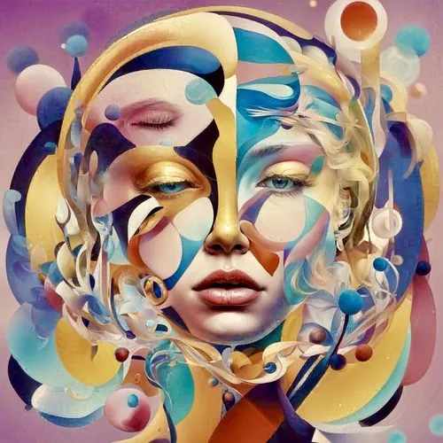 overlaid,digital art,kaleidoscope art,digital artwork,multicolor faces,rosenquist,golden wreath,kaleidoscope,world digital painting,swirling,morphed,fluidity,synesthesia,digital creation,procedural,kaleidoscopic,generative,triaged,aura,digital painting