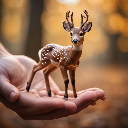 miniaturowy sarna na dłoni,european deer,antlered,male deer,deer,young deer,forest animal,fawn,whitetail,bambi,faune,gold deer,pere davids deer,fawns,deers,dotted deer,free deer,forest animals,deer il