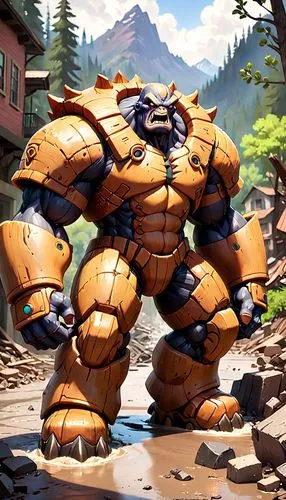 butomus,mech,gigantic,skylander giants,bastion,skordalia,fuel-bowser,mecha,heavy construction,evangelion mech unit 02,heavy object,road roller,balanced boulder,leopard's bane,brute,meteora,armored animal,petrol-bowser,nikko,blue tiger,Anime,Anime,Cartoon