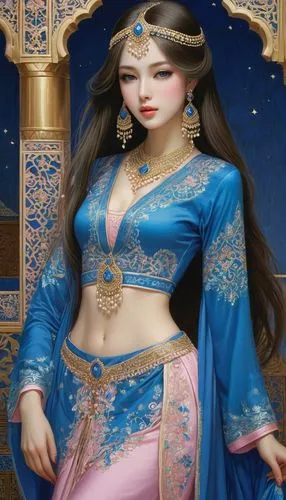 radharani,radha,arundhati,mandodari,gandhari,luthra,Illustration,Realistic Fantasy,Realistic Fantasy 08