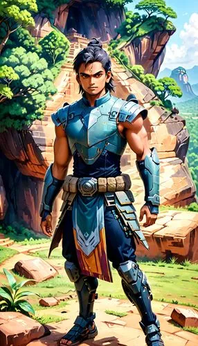 male character,yi sun sin,male elf,stone background,sikaran,barbarian,wall,wind warrior,dane axe,bagan,swordsman,aladha,monsoon banner,vax figure,xing yi quan,game illustration,heroic fantasy,aa,game character,action-adventure game,Anime,Anime,General