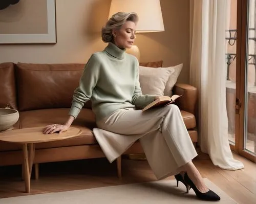 maxmara,baranski,barresi,rampling,zakharova,khorkina,blonde woman reading a newspaper,pantsuit,grace kelly,mitford,leibovitz,woman sitting,in seated position,bedelia,chairwoman,labovitz,kolinda,ingrid bergman,navratilova,bacall,Photography,Fashion Photography,Fashion Photography 05