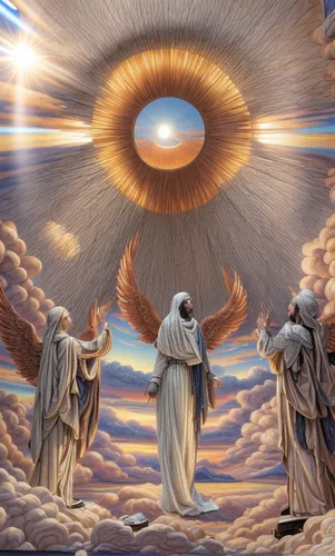 pentecost,benediction of god the father,contemporary witnesses,birth of christ,eucharistic,carmelite order,holy spirit,the annunciation,holy three kings,baptism of christ,eucharist,angelology,sacred art,the pillar of light,twelve apostle,resurrection,the three wise men,the eyes of god,uriel,holy 3 kings