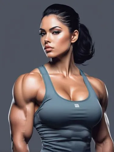 muscle woman,strong woman,strongwoman,muscular,karthika,strong women,Illustration,Realistic Fantasy,Realistic Fantasy 07