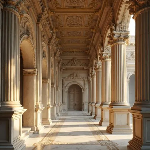 bernini's colonnade,colonnades,columns,colonnade,palladian,enfilade,versailles,archly,pillars,neoclassical,sanssouci,hermitage,portico,borromini,louvre,marble palace,cochere,burgtheater,sulpice,entablature,Photography,General,Realistic