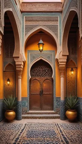 riad,emirates palace hotel,moroccan pattern,marrakesh,king abdullah i mosque,souk madinat jumeirah,persian architecture,morocco,qasr al watan,islamic architectural,al nahyan grand mosque,marrakech,islamic pattern,alcazar of seville,doorway,madinat,inside courtyard,the cairo,house entrance,front door,Photography,Artistic Photography,Artistic Photography 13