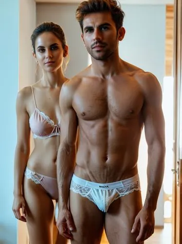 at random,a young man and woman are in underwear,kushti,modelos,lindos,telenovelas,giampietro,companias,Photography,General,Realistic