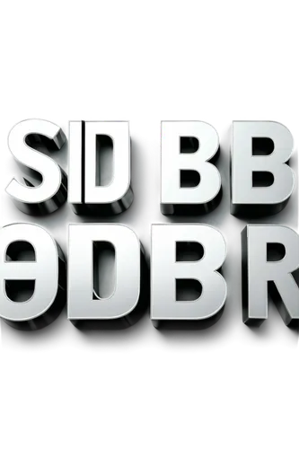 Small, round, metallic, silver, glossy, embossed, text "SUB", bold font, slight shadow, 3D effect, close-up shot, shallow depth of field, bright lighting, detailed texture.,the letters of the 3d text,