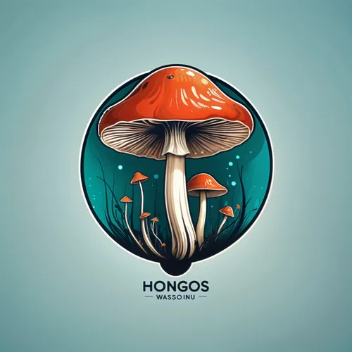 LOGO HONGO,hygrocybe,conocybe,inocybe,hronom,hondora,honoratus