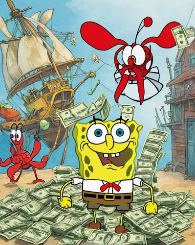 house of sponge bob,sponge bob,pirate treasure,sponges,us-dollar,the dollar,american lobster,sponge,april fools day background,square crab,crustacean,money rain,king crab,destroy money,us dollars,500,money,crab 2,dollar,dollars,Conceptual Art,Fantasy,Fantasy 08