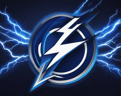 Capture the power and intensity of the Tampa Bay Lightning in a dynamic and electrifying logo.,bolts,lightning bolt,lightning,lightning strike,thunderbolt,thunder,lightning damage,lightning storm,elec