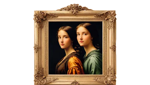 scapulars,gothic portrait,decorative frame,gold frame,memling,iconographer,art deco frame,copper frame,mother of perpetual help,the annunciation,dossi,noblewomen,mirror frame,golden frame,mauritshuis,annunciation,bronzino,raphaelites,gold stucco frame,photo frame,Conceptual Art,Fantasy,Fantasy 28