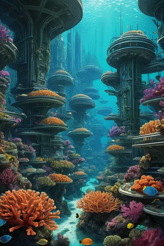 underwater landscape,coral reef,underwater oasis,ocean underwater,ocean floor,underwater background,underwater playground,aquarium,coral reefs,undersea,underwater world,under sea,under the sea,reef tank,long reef,reef,sea life underwater,seabed,sea-life,artificial island,Conceptual Art,Daily,Daily 23