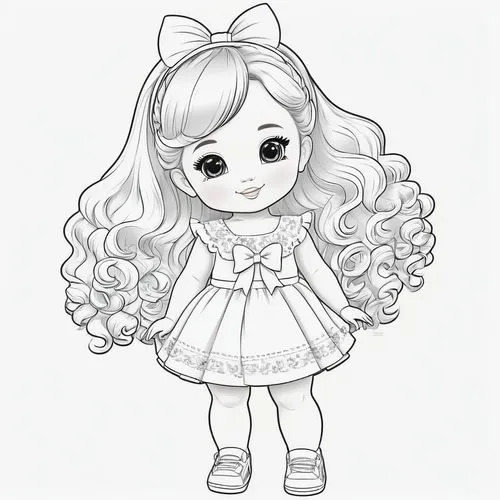 chibi girl,chibchan,girl doll,doll dress,minirose,chibi,Illustration,Japanese style,Japanese Style 01