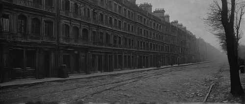 stieglitz,old avenue,lovat lane,the victorian era,row of houses,old street,victorian style,park lane,terraced,row houses,victorian,the cobbled streets,john atkinson grimshaw,tram road,19th century,july 1888,old linden alley,cobbles,pall mall,boulevard,Photography,Black and white photography,Black and White Photography 15