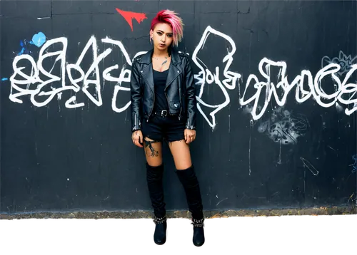 subcultures,punk design,unapologetic,concrete background,punk,streampunk,rock chick,alleyways,rebelle,lydians,stooshe,tagger,tonks,longhena,graffitied,grunge,salander,punkish,gaige,concrete chick,Illustration,Japanese style,Japanese Style 14