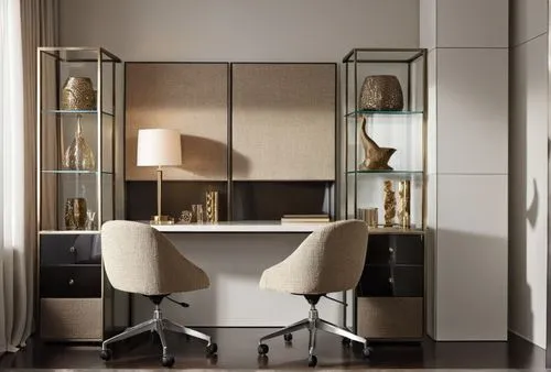 a room with two chairs and a desk in it,minotti,scavolini,maletti,cassina,search interior solutions,consulting room,Photography,General,Realistic