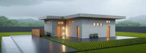 3d rendering,modern house,render,cubic house,egyptian temple,model house,Photography,General,Realistic