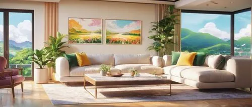 modern living room,living room,apartment lounge,livingroom,sitting room,luxury home interior,modern decor,3d rendering,modern minimalist lounge,interior modern design,family room,contemporary decor,modern room,penthouses,sunroom,interior design,sky apartment,home interior,renderings,tropical house,Illustration,Japanese style,Japanese Style 03