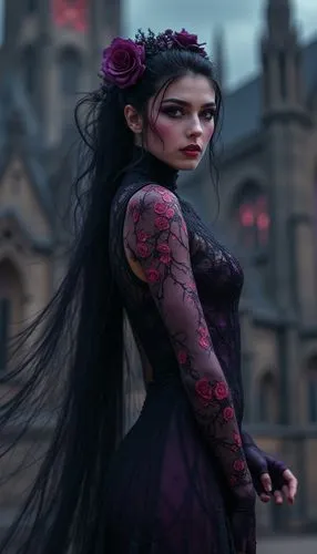 gothel,gothic woman,gothic dress,goth woman,victoriana,gothic style