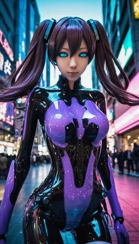 hatsune miku,gantz,anime 3d,evangelion eva 00 unit,motoko,kotobukiya,Conceptual Art,Sci-Fi,Sci-Fi 09