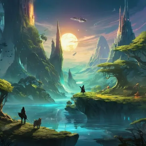 fantasy landscape,wildstar,futuristic landscape,mushroom landscape,fantasy picture,alien planet,alien world,landscape background,hinterlands,fantasy art,karst landscape,lunar landscape,arenanet,swampy landscape,cartoon video game background,background design,an island far away landscape,trine,high landscape,azeroth,Conceptual Art,Fantasy,Fantasy 02