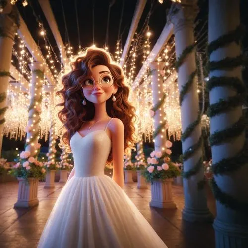 cinderella,tiana,white rose snow queen,princess sofia,rapunzel,the snow queen,quinceañera,tangled,girl in a wreath,princess anna,bridal dress,enchanted,background ivy,jasmine,fairy queen,fairytale,a princess,ball gown,silver wedding,christmas movie