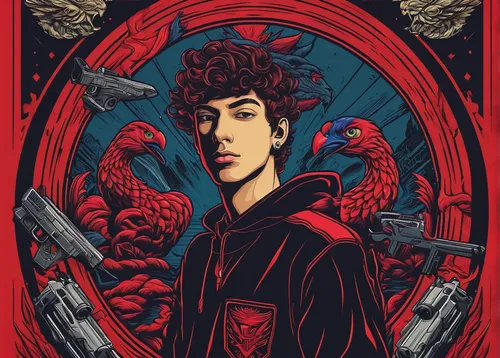 Design a striking poster showcasing the gaming skills of FaZe Blaze.,vector art,vanitas,eleven,cobra,vector illustration,vector graphic,vector,a3 poster,dagger,sherlock,dune,virus,clementine,hellboy,v