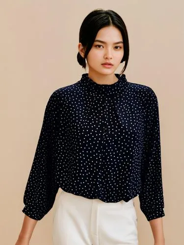 polka dots,polkadot,polka dot dress,menswear for women,tirunal,polka,dots,shirting,arya,dotty,manohara,cotton top,fashion vector,girl on a white background,yellow background,maia,dua,blouse,maxmara,floral background,Female,Central Asians,Tomboy Cut,Women's Wear,Pure Color,Light Pink