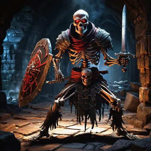 massively multiplayer online role-playing game,death god,undead warlock,dance of death,raider,grimm reaper,skeleltt,skeletons,warlord,grim reaper,collectible card game,reaper,danse macabre,skeletal,pall-bearer,templar,paysandisia archon,gear shaper,spawn,guards of the canyon,Conceptual Art,Fantasy,Fantasy 26