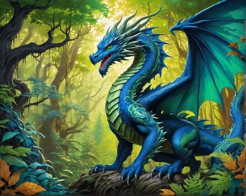 forest dragon,brisingr,saphira,eragon,painted dragon,dragao,Conceptual Art,Graffiti Art,Graffiti Art 09