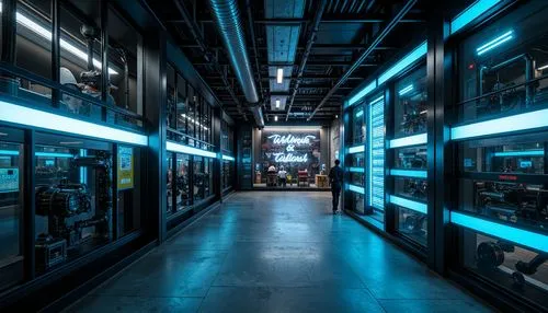 computer store,supercomputer,supercomputers,data center,datacenter,electroluminescent,stockroom,the server room,petabytes,beamline,cyberport,cern,store front,blue light,enernoc,lockers,store fronts,vending machines,maplin,petabyte