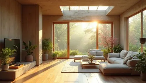 sunroom,wooden windows,livingroom,living room,home interior,modern room,3d rendering,wood window,home landscape,sitting room,modern living room,wooden beams,modern decor,cabin,contemporary decor,beautiful home,indoor,interior modern design,render,veranda,Photography,General,Realistic