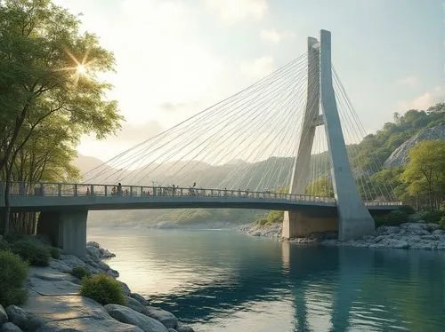 cable-stayed bridge,verzasca,jablanica,hanging bridge,scenic bridge,suspension bridge,adventure bridge,verzasca valley,kravice,oxenbridge,taroko,dragon bridge,bridge,bihac,soundbridge,ticino,footbridge,centerbridge,jecheon,cryengine,Photography,General,Realistic