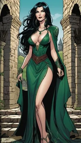 eldena,hela,themyscira,ghazan,enchantress,zatara,Illustration,American Style,American Style 13