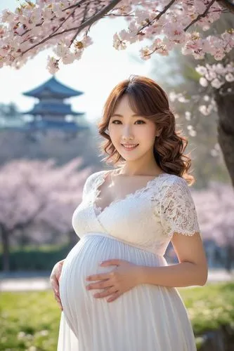 pregnant girl,pregnant woman,pregnant women,korean culture,apricot blossom,pregnant statue,pregnant woman icon,maternity,hanbok,cherry blossom festival,korea,korean royal court cuisine,expecting,japanese woman,sakura blossom,japanese sakura background,korean,the cherry blossoms,white blossom,peach blossom,Conceptual Art,Sci-Fi,Sci-Fi 07