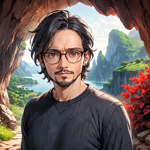 portrait background,kojima,world digital painting,game illustration,tigers nest,cg artwork,himuto,fantasy portrait,artist portrait,bodhi,author,landscape background,custom portrait,chinese background,cave tour,lokportrait,cave man,the fan's background,romantic portrait,japanese background,Anime,Anime,General