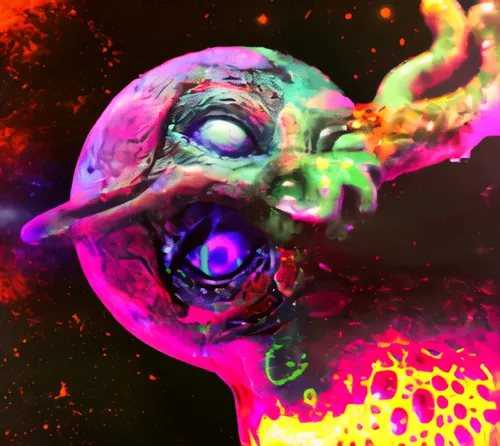 skull allover,death's head,psychedelic art,witch's hat icon,death head,edit icon,fetus skull,exploding head,splatter,color rat,acid,molten,steam icon,death god,3d render,skull statue,digital artwork,skulls,halloween background,psychedelic