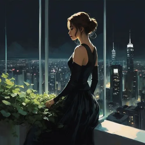 cityscape,above the city,city ​​portrait,rooftop,rooftops,city view,overlooking,world digital painting,overlook,balcony,city skyline,skyline,cityscapes,cityview,roof top,selina,on the roof,evening city,skyscrapers,city life