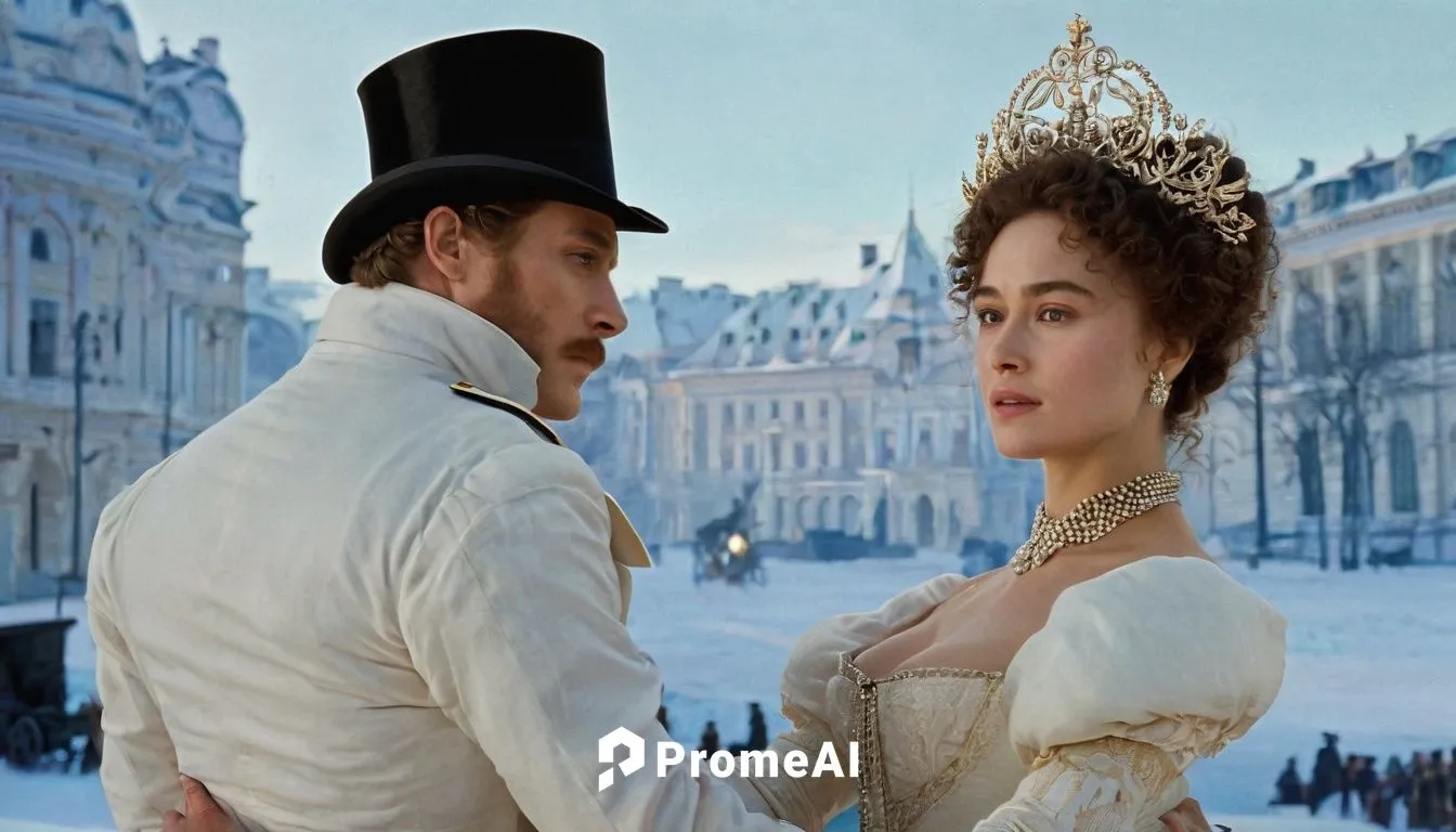 "Poster for the film Anna Karenina based on the novel by Leo Tolstoy"

"Anna Karenina" is a cinematic adaptation of the famous novel by Leo Tolstoy, which has gained worldwide recognition and become a