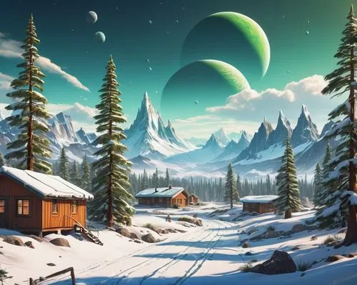 christmas snowy background,north pole,winter background,cartoon video game background,christmasbackground,christmas landscape,Conceptual Art,Sci-Fi,Sci-Fi 20