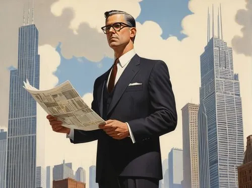 newspaperman,newspapermen,salaryman,fleischer,newsman,advertising figure,businesspeople,shulman,black businessman,trafficante,futurists,mcquarrie,corporation,capitalcorp,investcorp,zimbalist,industrialist,crittall,corporatization,blumenfeld,Illustration,Retro,Retro 15