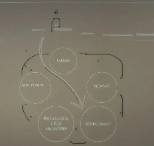 
ARCHITECTURAL  CHART SHOWING MUSEUM, AUDITORIUM, MULTIPURPOSE ROOM, TEACHING SPACE AND NEW RESTAURANT PROPOSAL,kubny plan,the arrangement of the,design elements,five elements,ring system,matruschka,d