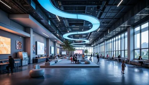 concourse,enernoc,rackspace,lobby,rdu,pedway,bridgepoint,foyer,the airport terminal,modern office,njitap,atriums,rivercenter,atrium,northpoint,googleplex,cafeteria,mco,cyberport,genentech