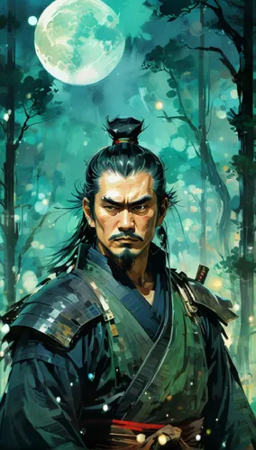 jiangdong,yi sun sin,guangyao,xuanwei,rongfeng,yuhuan,Illustration,Japanese style,Japanese Style 06