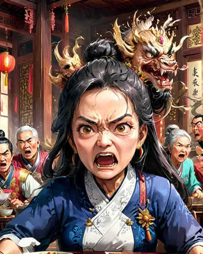 game illustration,mulan,chinese icons,chinese background,chinese restaurant,asian culture,dragon li,guilinggao,wuchang,xing yi quan,chinese art,bianzhong,goki,chinese temple,tong sui,siu mei,yi sun sin,zui quan,yuan,chinatown,Anime,Anime,General