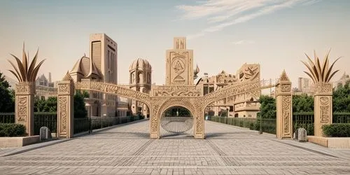 pharaoh
 gate
beige color
simple,souk madinat jumeirah,dubai frame,qasr al watan,madinat jumeirah,al nahyan grand mosque,university al-azhar,madinat,city gate,alabaster mosque,caravanserai,dubai,alcaz