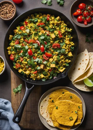 uttapam,moqueca,paella,fajita,menemen,cast iron skillet,frittata,vegetable pan,punjabi cuisine,chana masala,saag,jalfrezi,dal,fenugreek,migas,omlette,khichdi,korma,southwestern united states food,tortilla,Photography,Documentary Photography,Documentary Photography 17