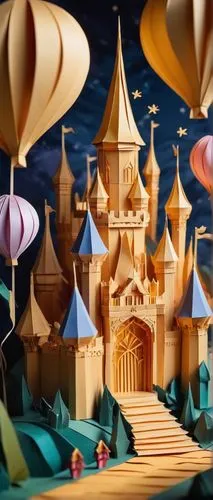 hot-air-balloon-valley-sky,paper art,3d fantasy,fantasy city,fantasy world,hot air balloons,fairy world,fairy tale castle,disneyland park,cartoon video game background,the disneyland resort,elves flight,tokyo disneyland,shanghai disney,disney castle,cartoon forest,basil's cathedral,disneyland paris,star balloons,construction paper,Unique,Paper Cuts,Paper Cuts 02